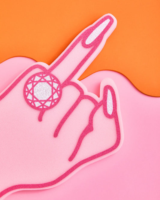 Bling Ring Basics - foam finger + balloon