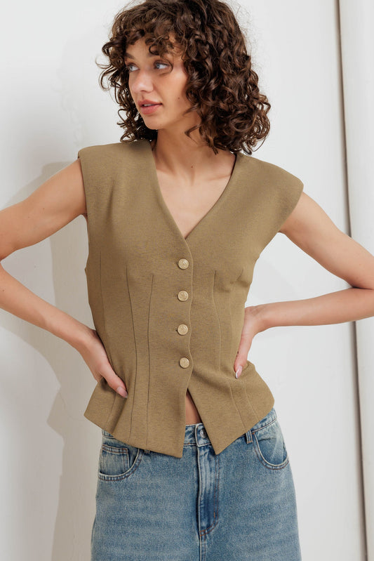 RUNWAY TO REALWAY WOVEN VEST
