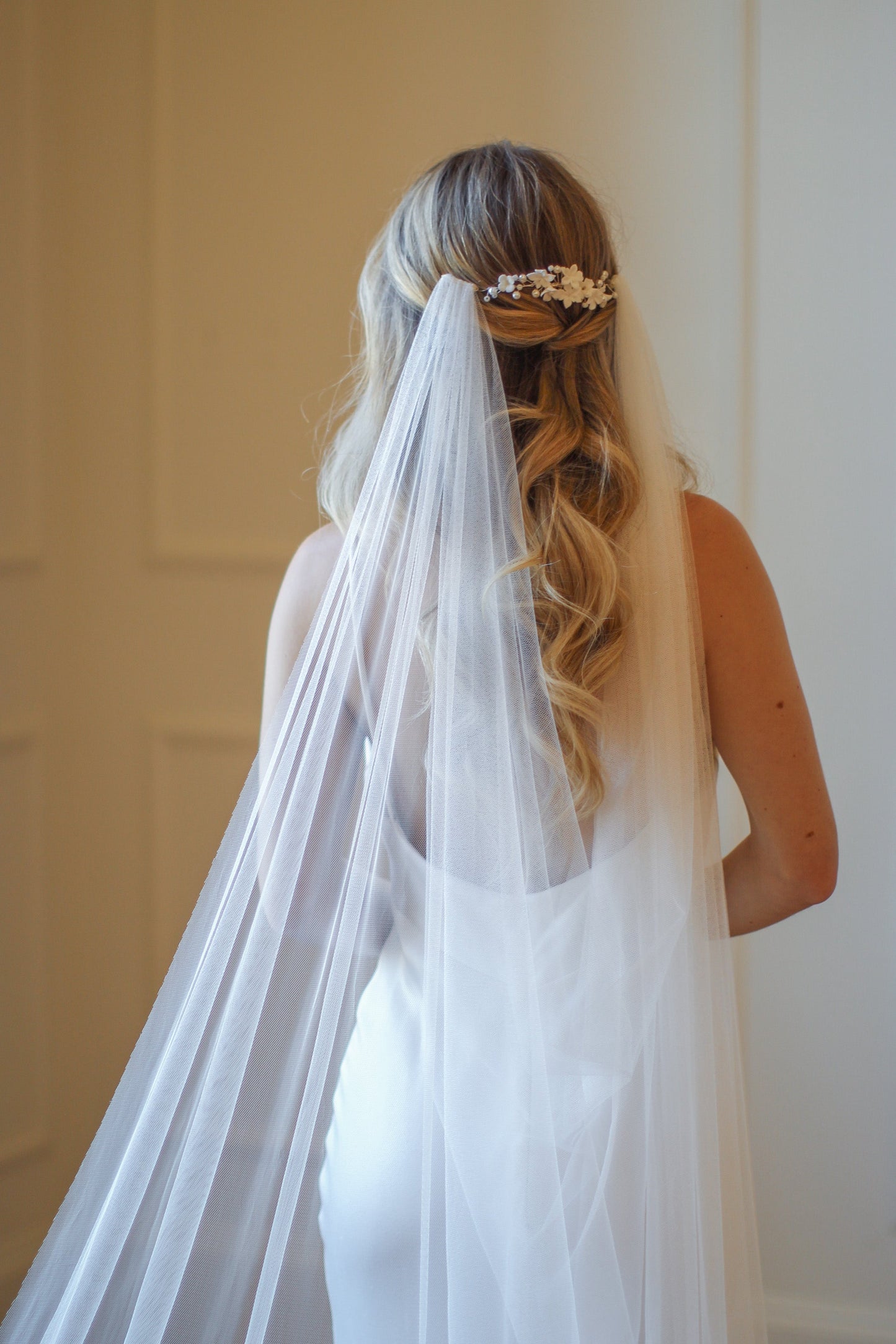 English Net Draped Veil