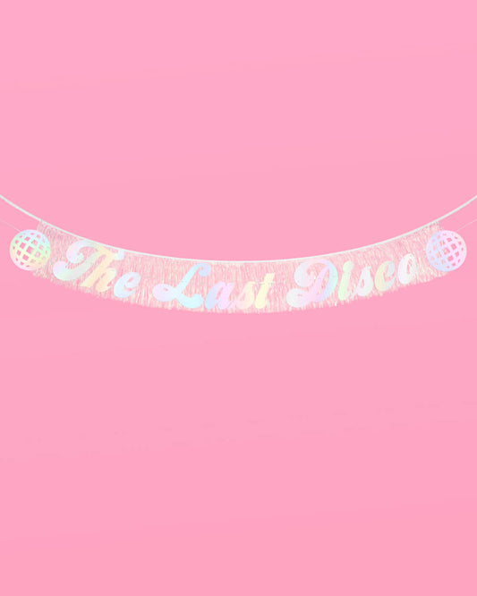 Last Disco Trio - banner, sash + tats