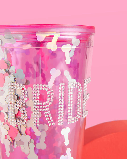 Bling Ring Pen*s Cup - bedazzled cup