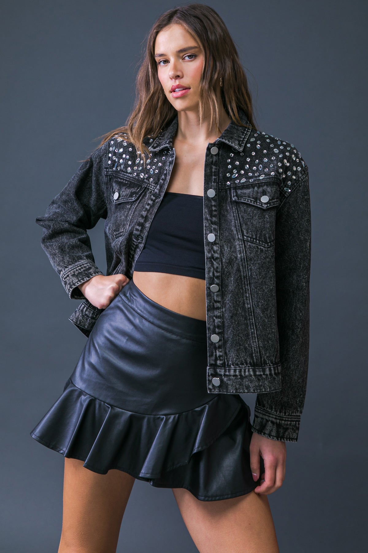 Embellished Denim Jacket