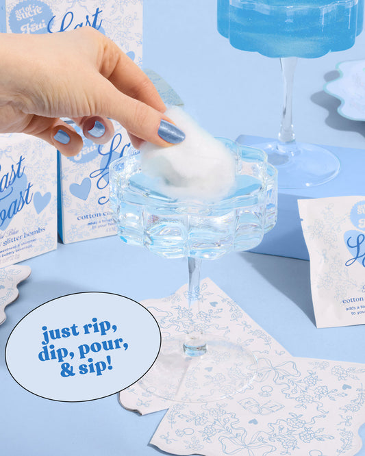 Last Toast Glitter Bombs - 4 cotton candy glitter bombs