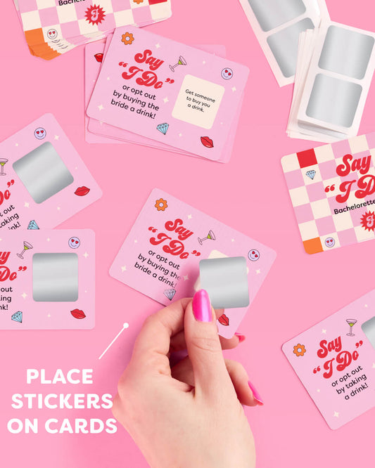 Say I Do Card Game - 25 scratch off dare cards