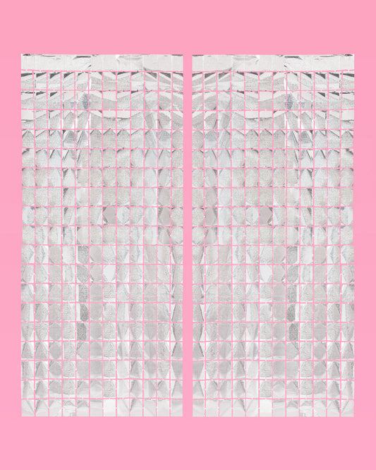 Shimmer Curtain - square foil curtain