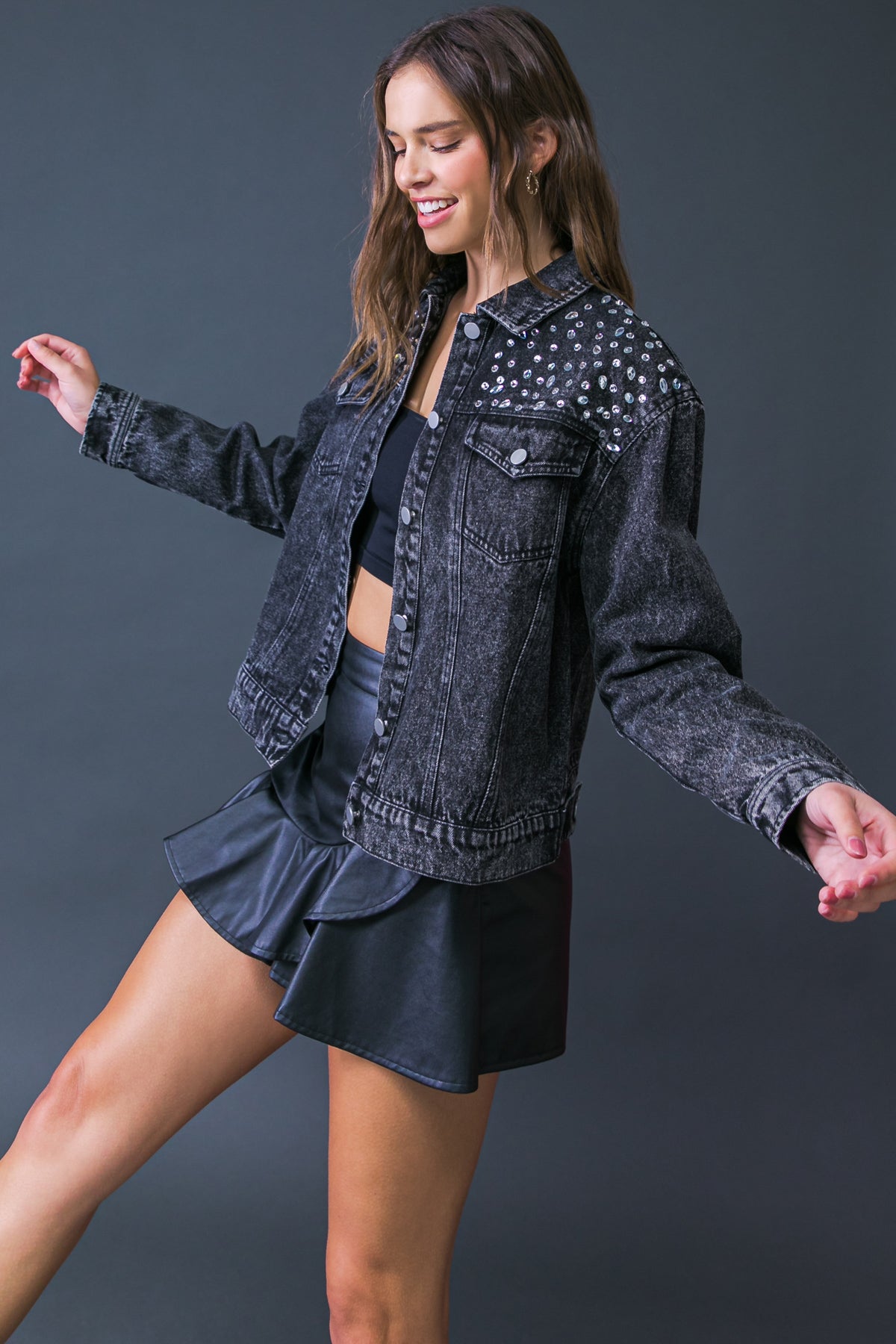 Embellished Denim Jacket