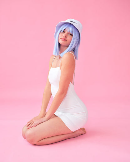 Icy Blue Wig - pastel blue wig