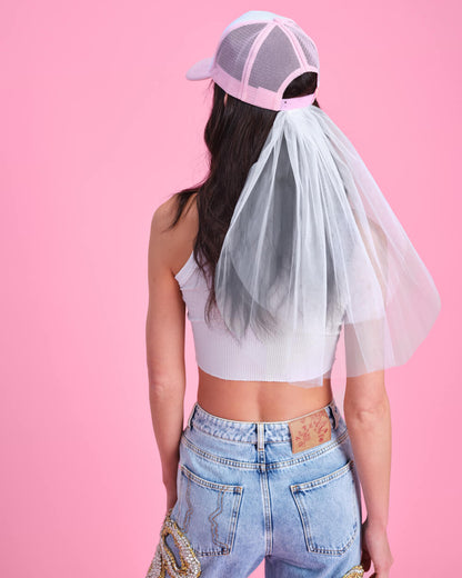 Same Hat Forever - rhinestone trucker hat