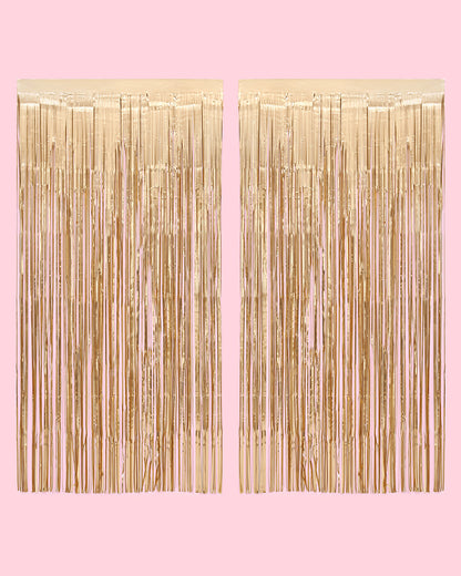 Golden Curtain - gold foil curtain