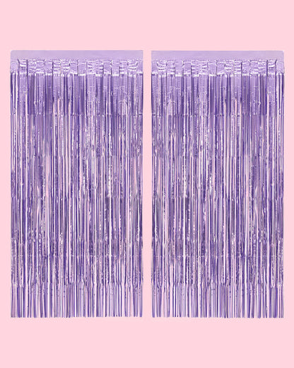 Euphoria Curtain - purple foil curtain