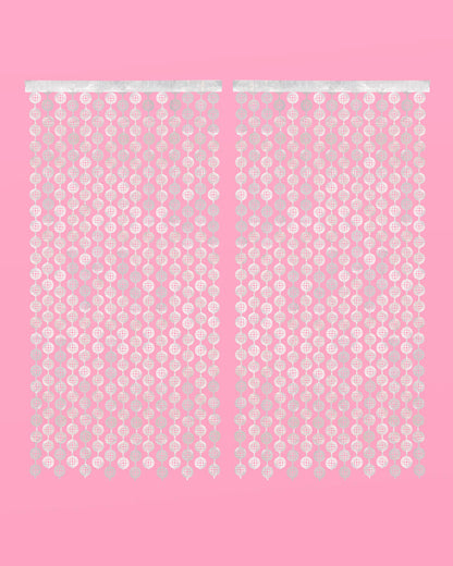 It's Disco, Baby! Curtain - iridescent foil curtain