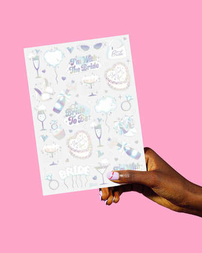 Cloud Nine Trio - tats, banner + balloons