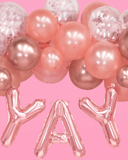 Rose Gold Forever Kit - 150 pc balloon arch