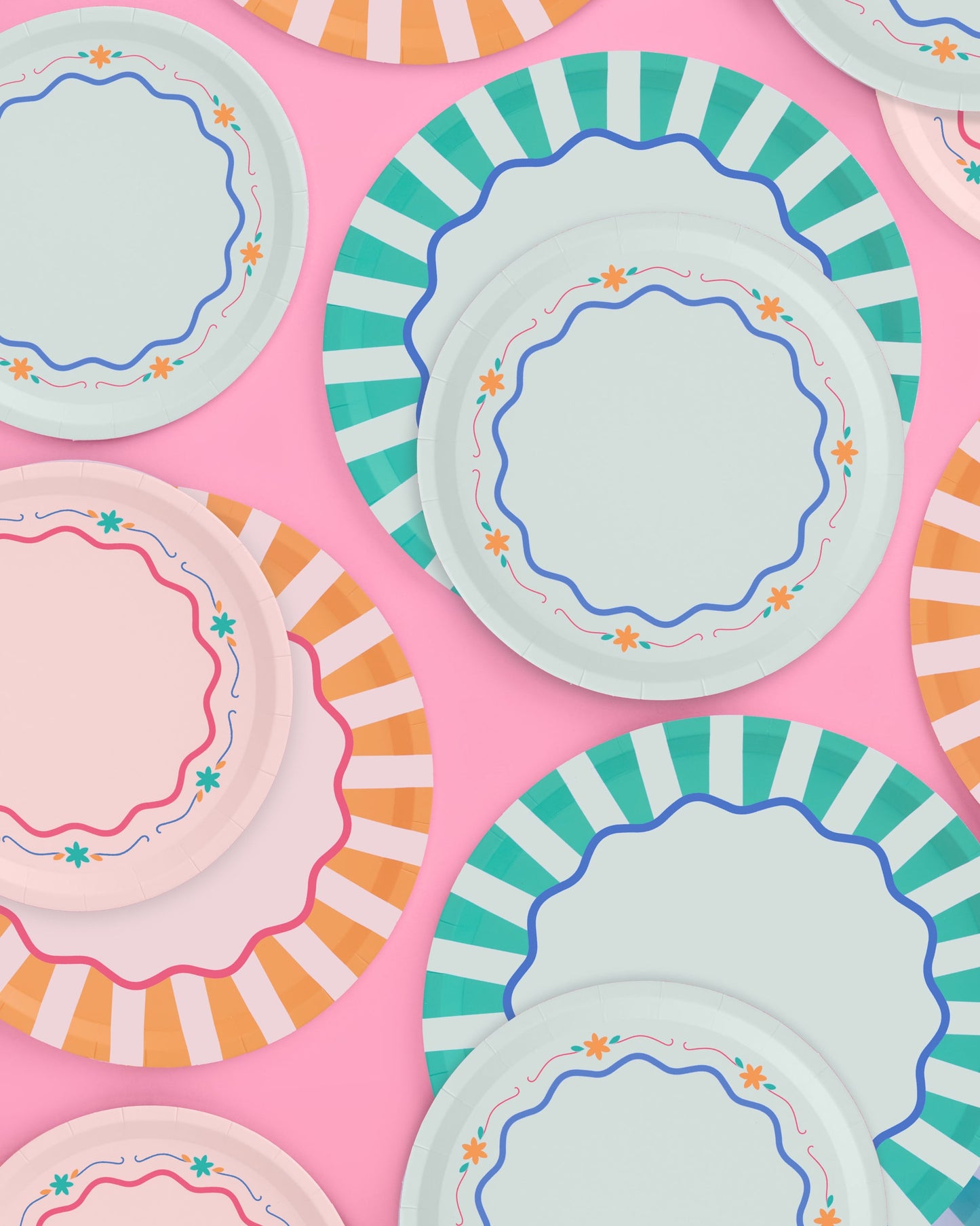 Italian Summer Pack - plates, napkins, vases + balloons