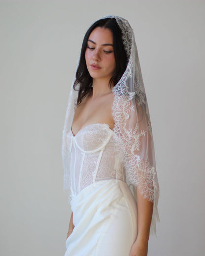 Full Lace Mantilla Veil