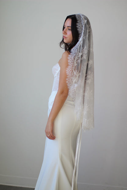 Full Lace Mantilla Veil