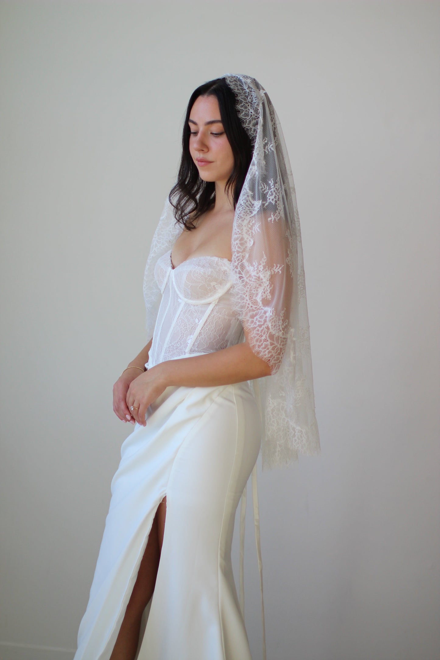 Full Lace Mantilla Veil