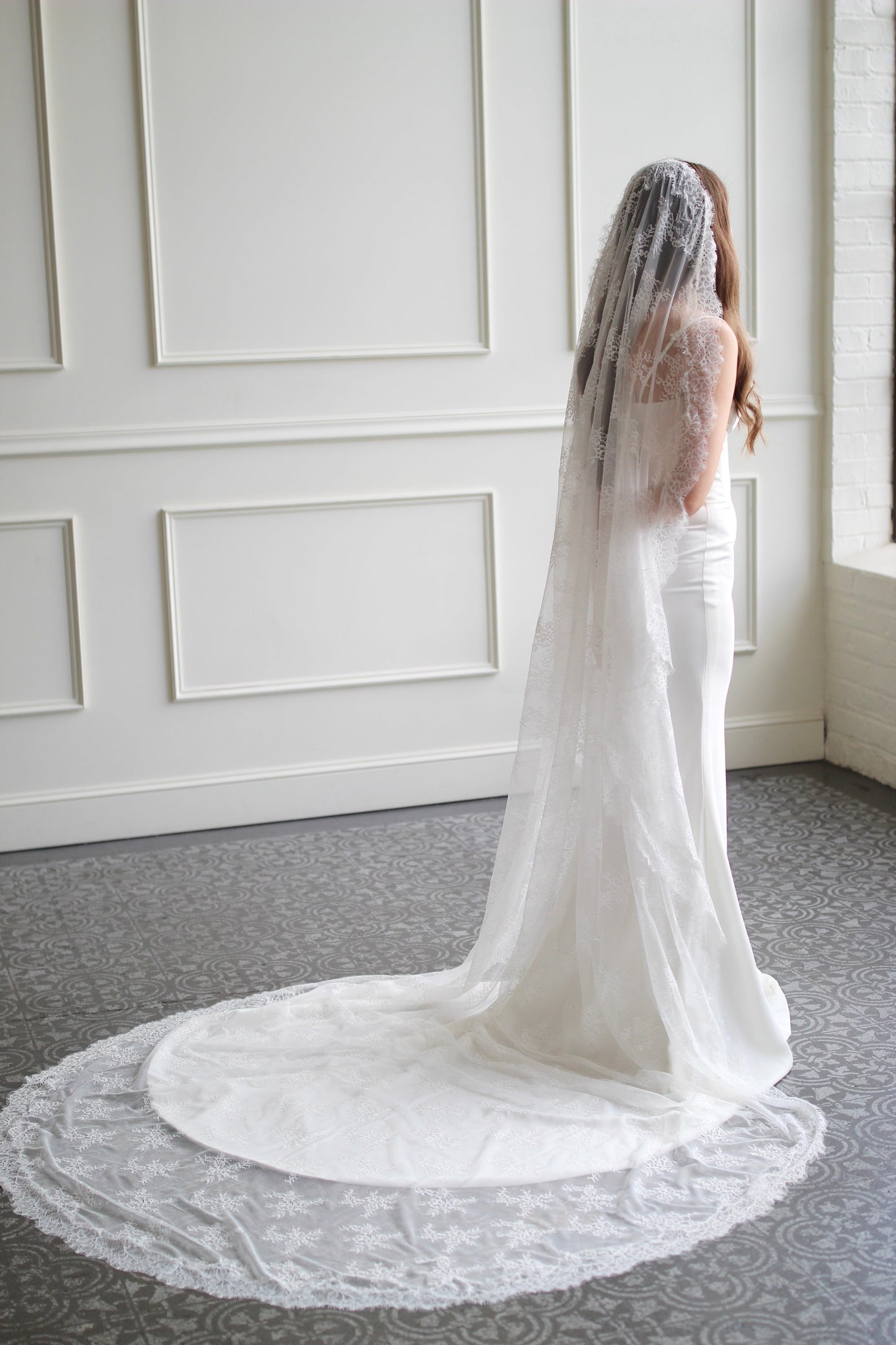Full Lace Mantilla Veil