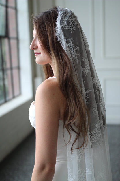 Full Lace Mantilla Veil