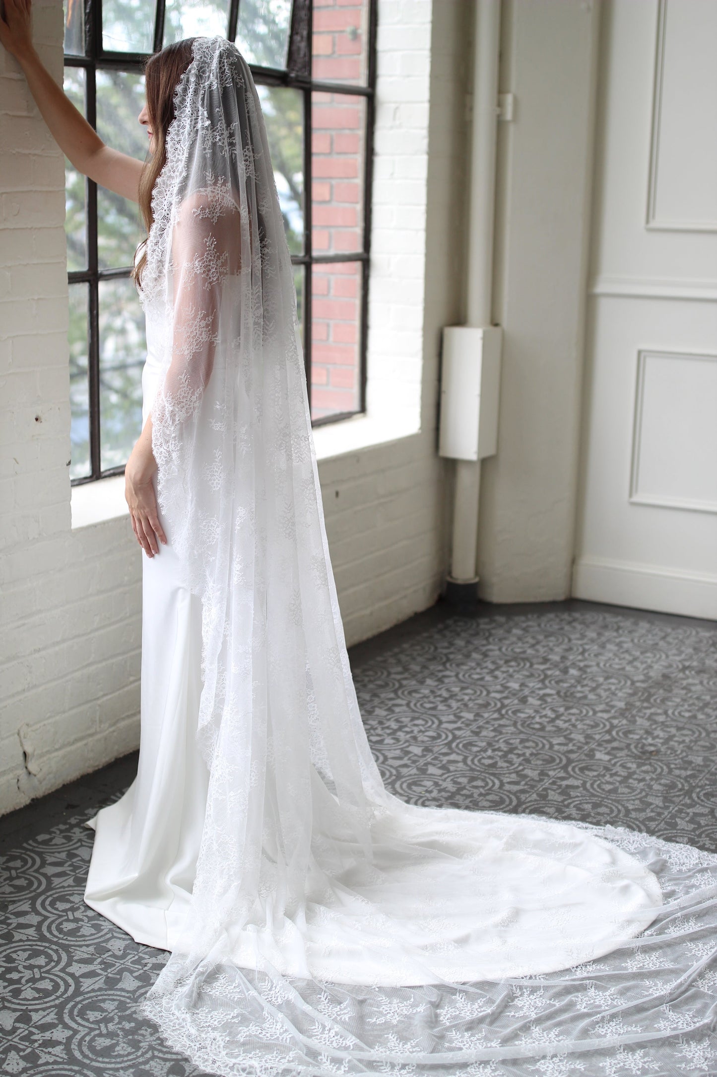 Full Lace Mantilla Veil