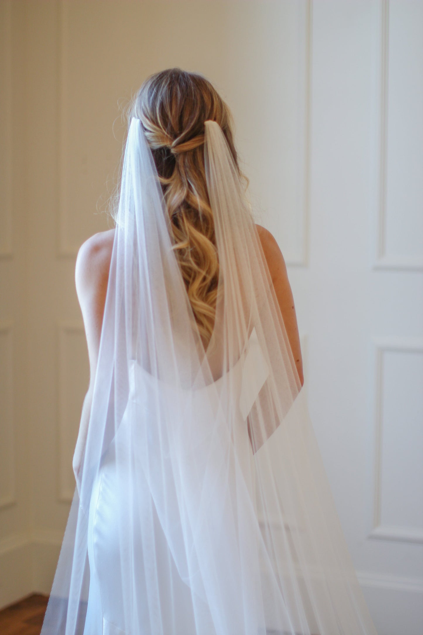 English Net Draped Veil