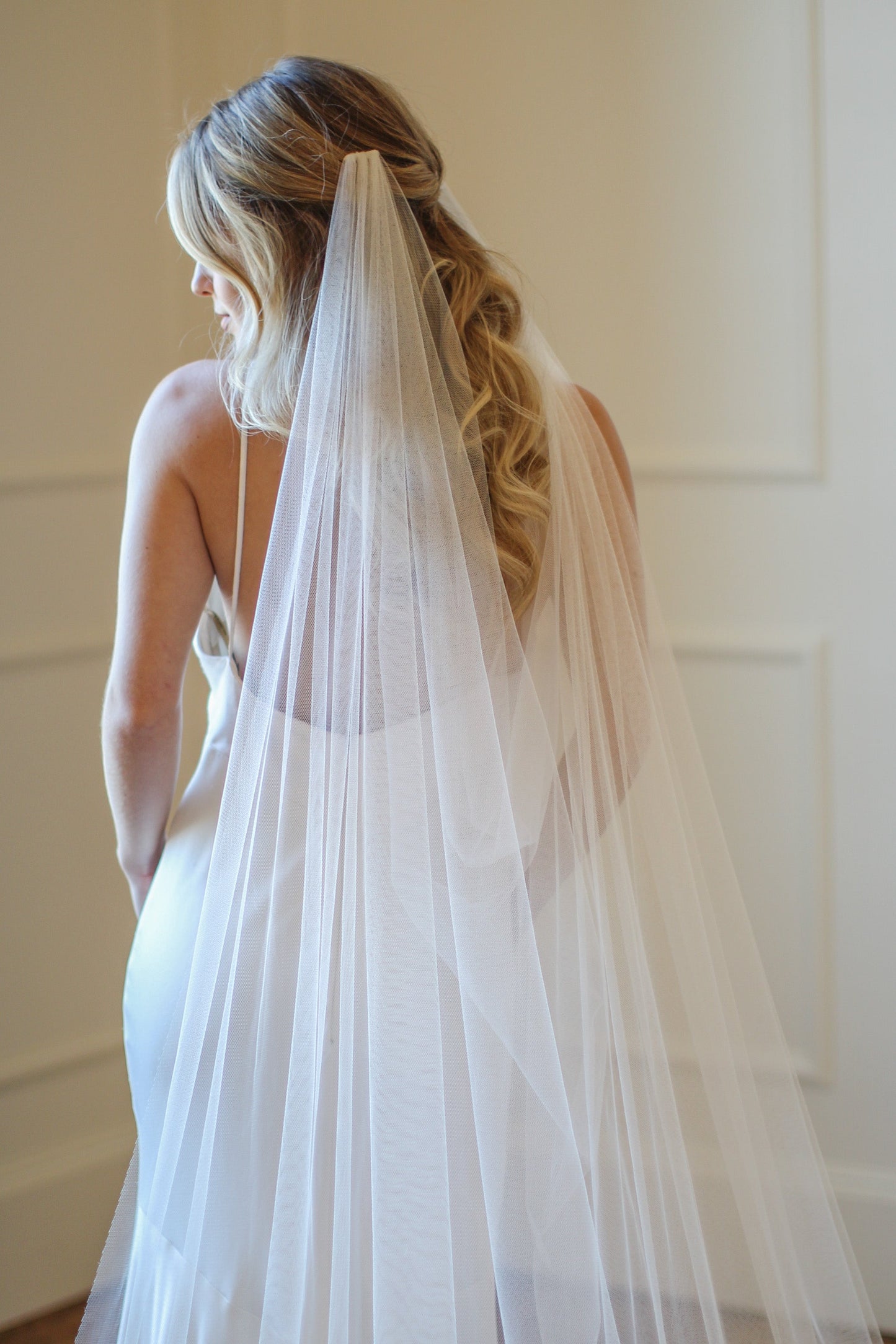 English Net Draped Veil