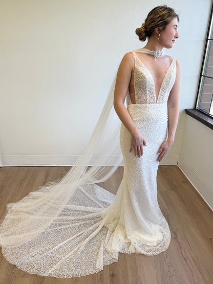 Crystal Choker Bridal Scarf