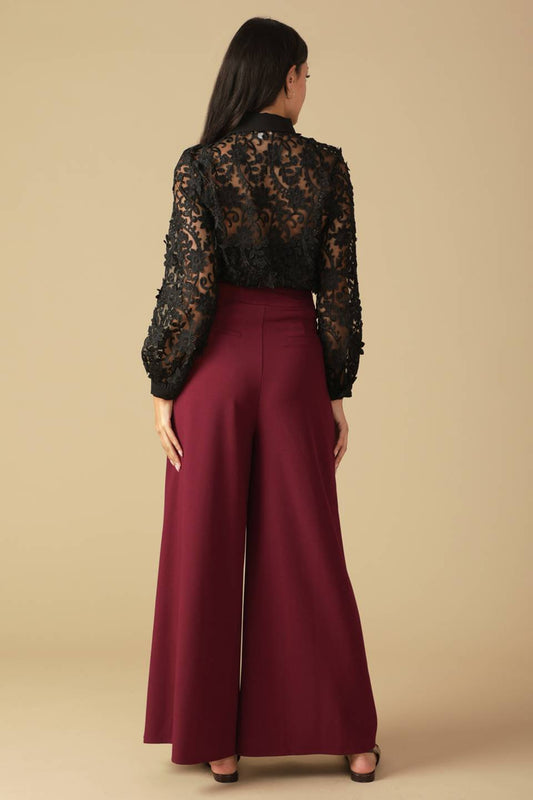 WANDERING HEARTS WOVEN PANTS