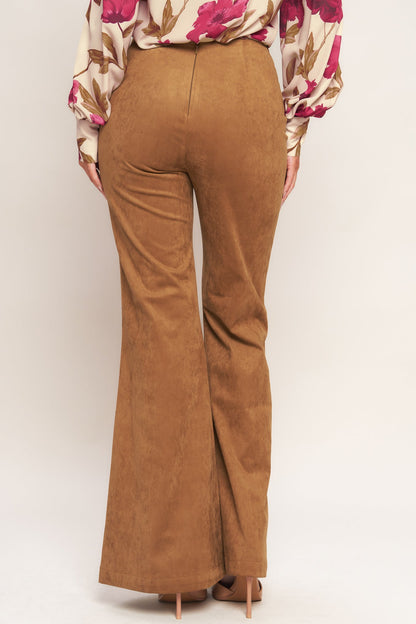 WILD HONEY FAUX SUEDE PANTS
