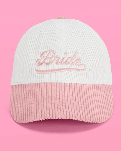 Team Bride Hat - embroidered corduroy hat