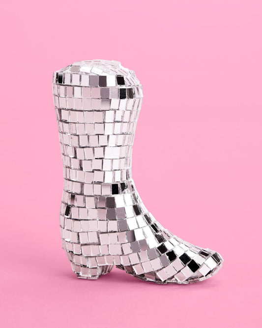 Hoedown Disco Topper - mirrored cake topper set