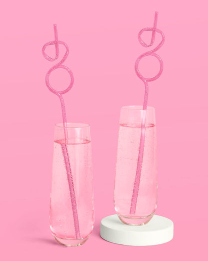 Mini Diamond Straws - 16 reusable straws