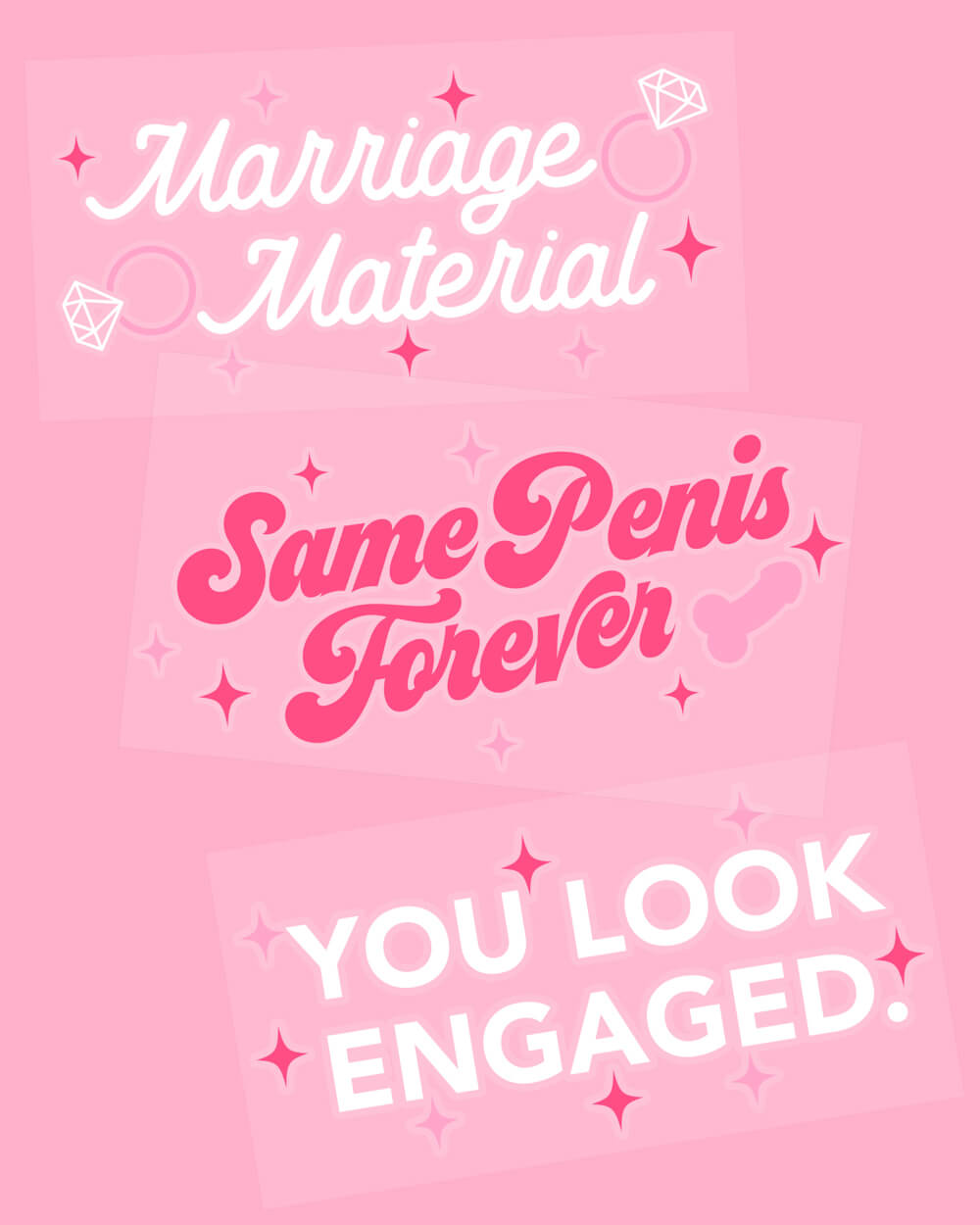 Same Decals Forever - mirror decal set