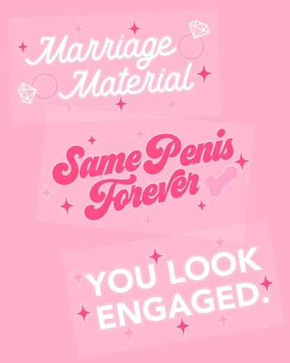 Same Decals Forever - mirror decal set