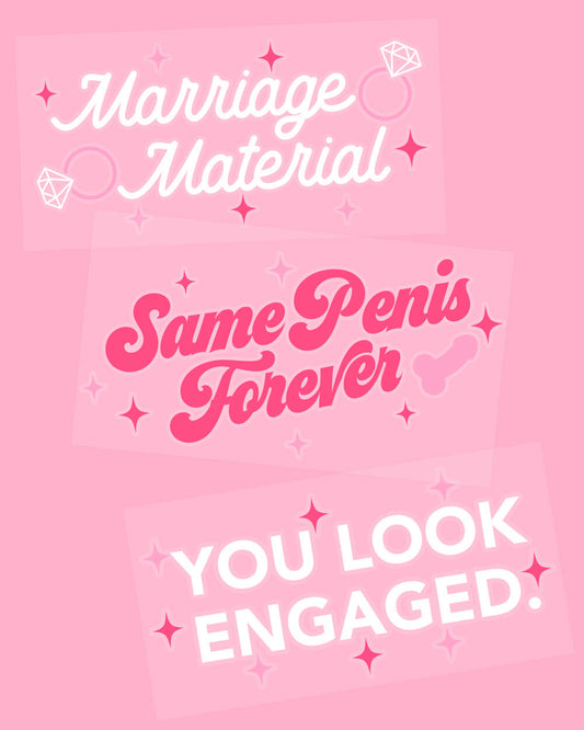 Same Decals Forever - mirror decal set