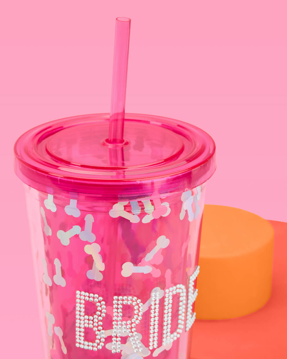 Bride Fetti Cup - bedazzled tumbler