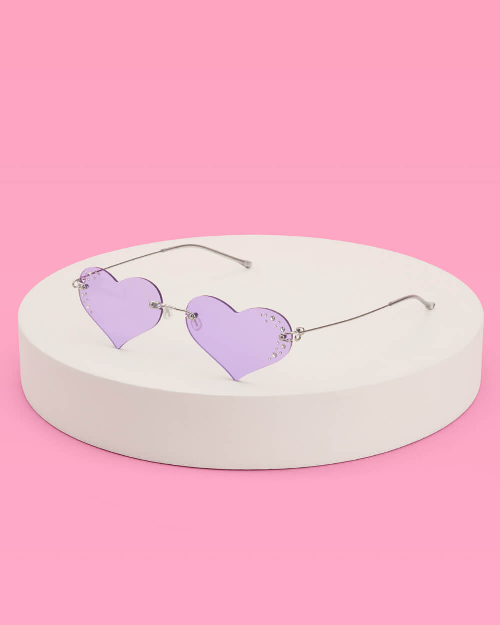 Good Idea Sunnies - rhinestone heart sunglasses