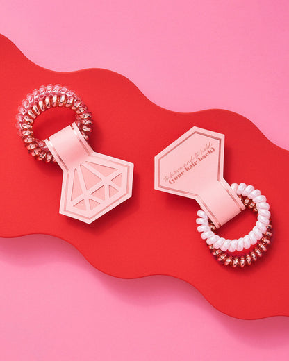 Tied Up Scrunchies - 8 coil scrunchie sets