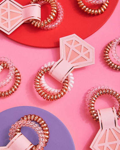 Tied Up Scrunchies - 8 coil scrunchie sets