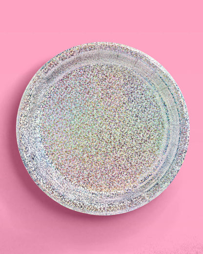 Shimmer Plates - 25 paper plates