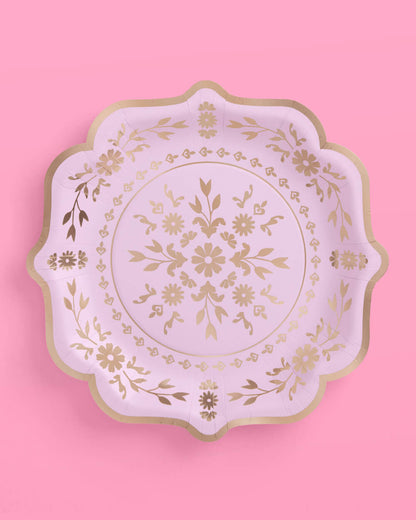 Tea Time Plates - 24 paper plates