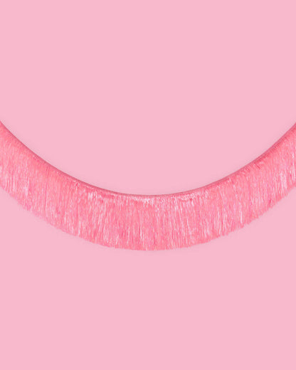 That's Hot Fringe - pink foil banner