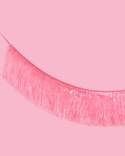 That's Hot Fringe - pink foil banner