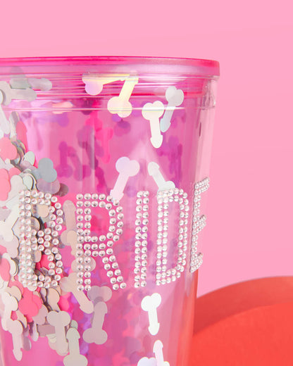 Bling Ring Pen*s Cup - bedazzled cup