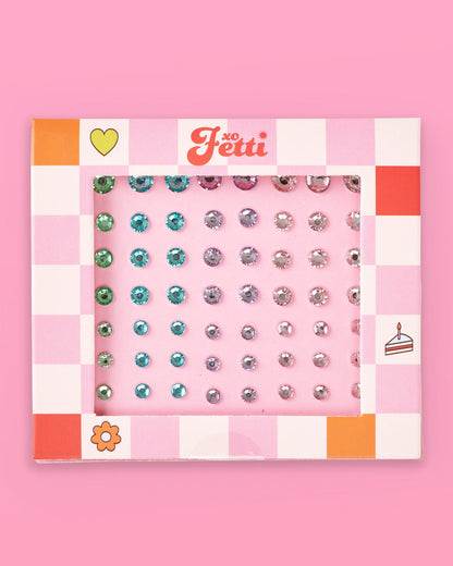 Pastel Gem Set - pre-glued eye applique