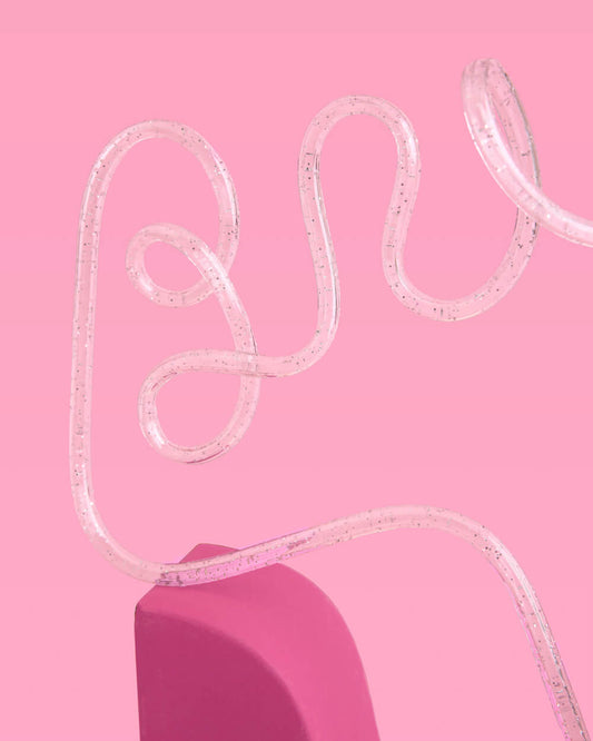 Shimmer Bride Straw - XL glitter Bride straw