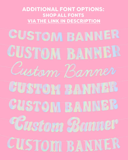 Pretty Custom Banner - customizable banner