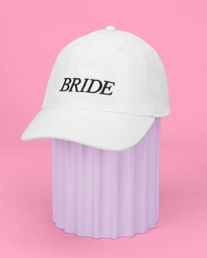 Bride Baseball Hat - embroidered cotton hat