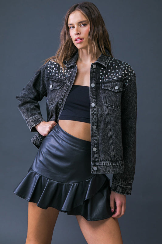 Embellished Denim Jacket