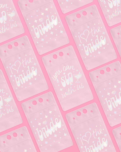 Bride's Besties Sippers - 15 pouches + straws